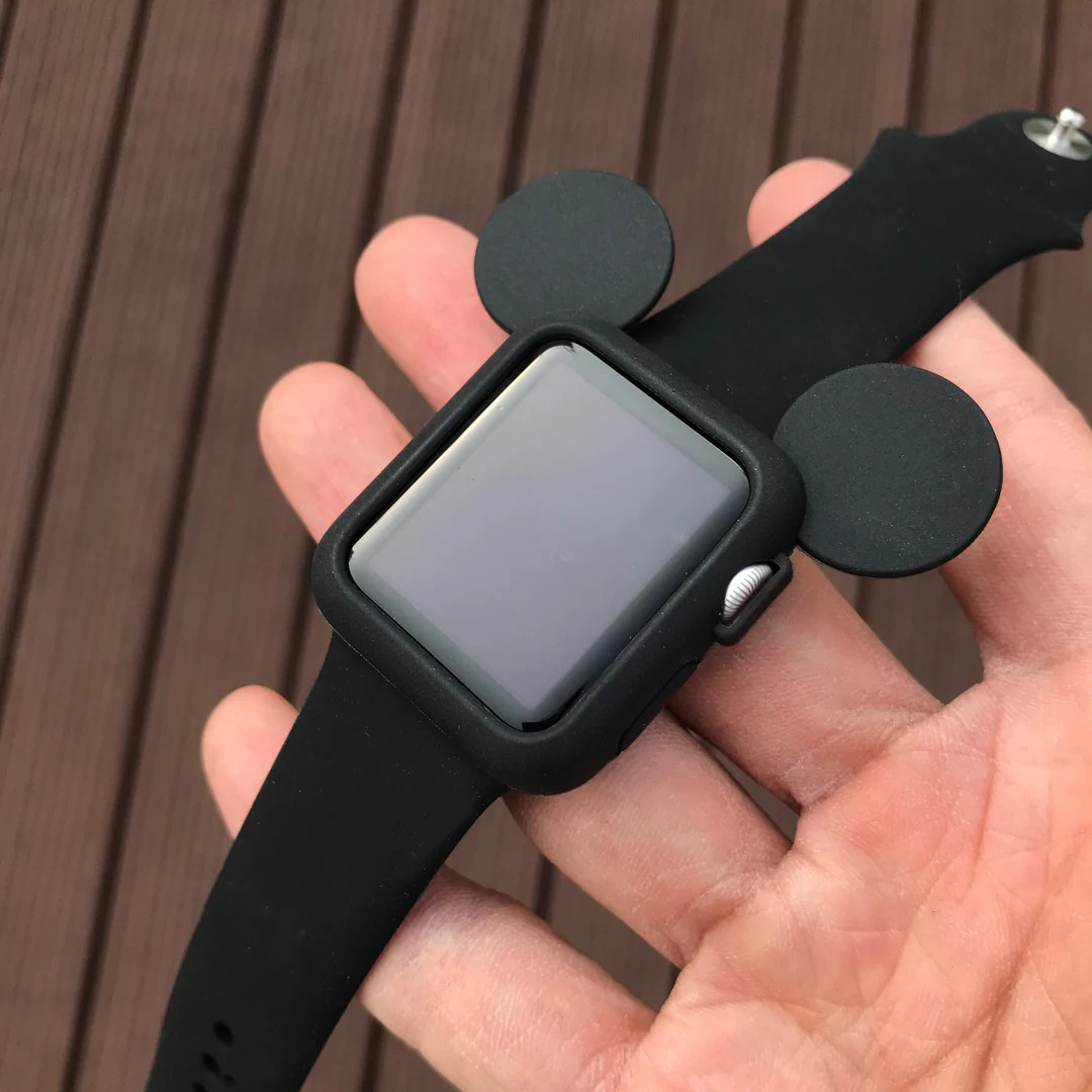 Black Mouse Ears. Mouse Apple Watch Ears Case for 38 40 42 44 - Etsy | Etsy (US)