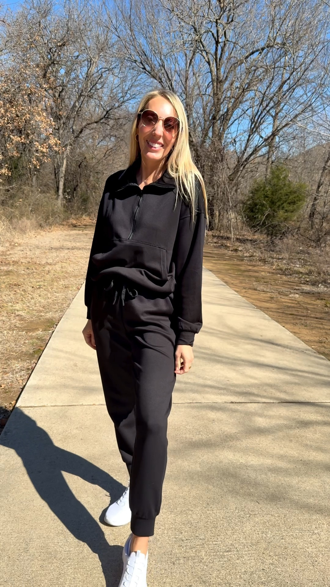 This two-piece matching jogger set is my go-to for looking put together while staying completely comfortable. Whether I’m headed out for a walk, running errands, or traveling, it’s the perfect blend of cozy and elevated style.

Proof you don’t have to choose between comfort and cute 💫 #TravelStyle #Athleisure #EffortlessStyle #pinspark #twopieceset

#LTKootd #LTKOver40