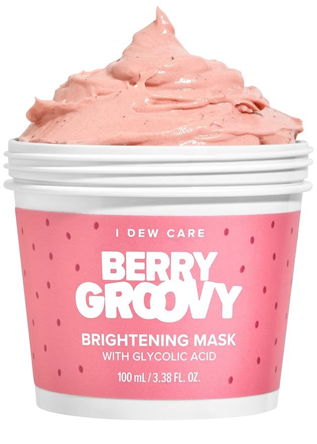 I Dew Care Wash-Off Face Mask - Berry Groovy | Illuminate with Glycolic Acid and Raspberry, For D... | Amazon (US)