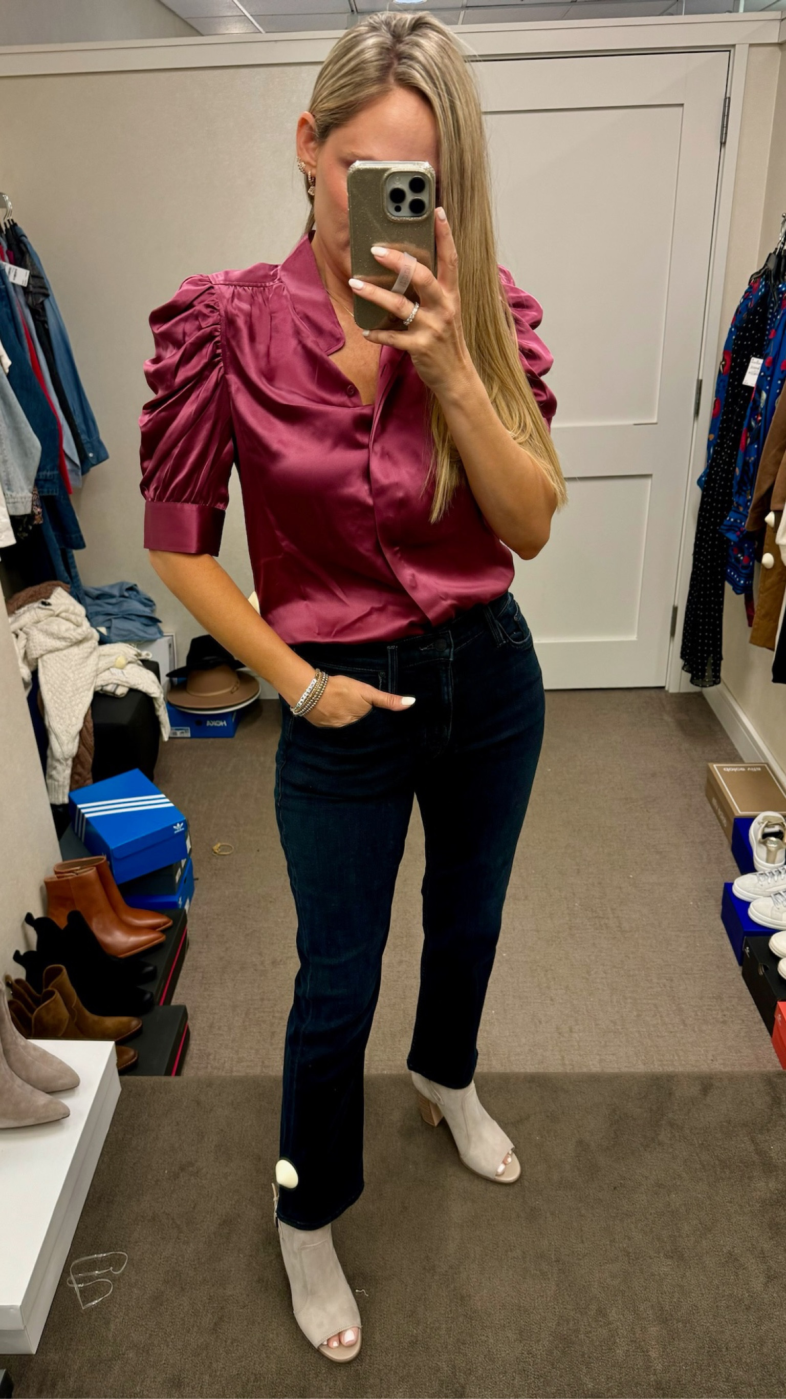 Love this silk button down now part of NSALE! Nordstrom anniversary sale happening now! 

#LTKOver40 #LTKStyleTip #LTKxNSale