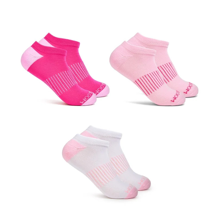 Fruit of the Loom Womens Value No-Show Socks, 3 Pack,Sock Sizes 4-10 | Walmart (US)