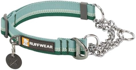 Ruffwear, Chain Reaction Martingale Dog Collar, River Rock Green, 14"-20" | Adjustable Limited-Ci... | Amazon (US)