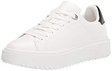 Steve Madden Women's Catcher Sneaker, White Black, 9.5 | Amazon (US)