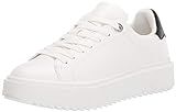 Steve Madden Women's Catcher Sneaker, White Black, 9.5 | Amazon (US)