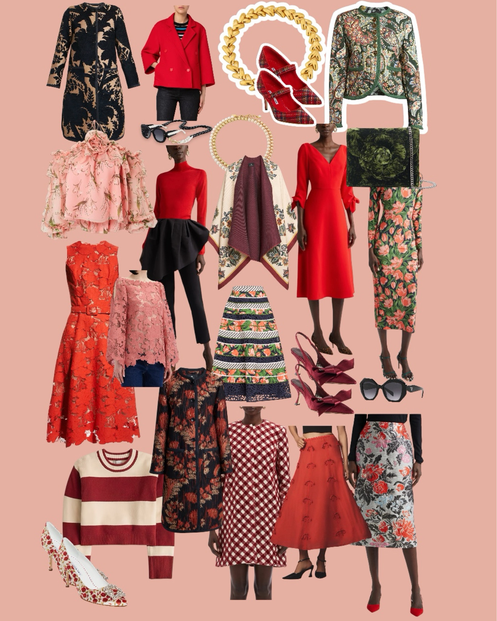 Red, florals, and gold for the holiday. Most of these items are on sale now, and are perfect for any holiday parties. 



#LTKParties #LTKHoliday #LTKGiftGuide