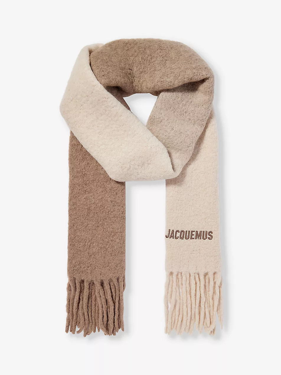 JACQUEMUS L'echarpe Moisson alpaca wool-blend scarf | Selfridges
