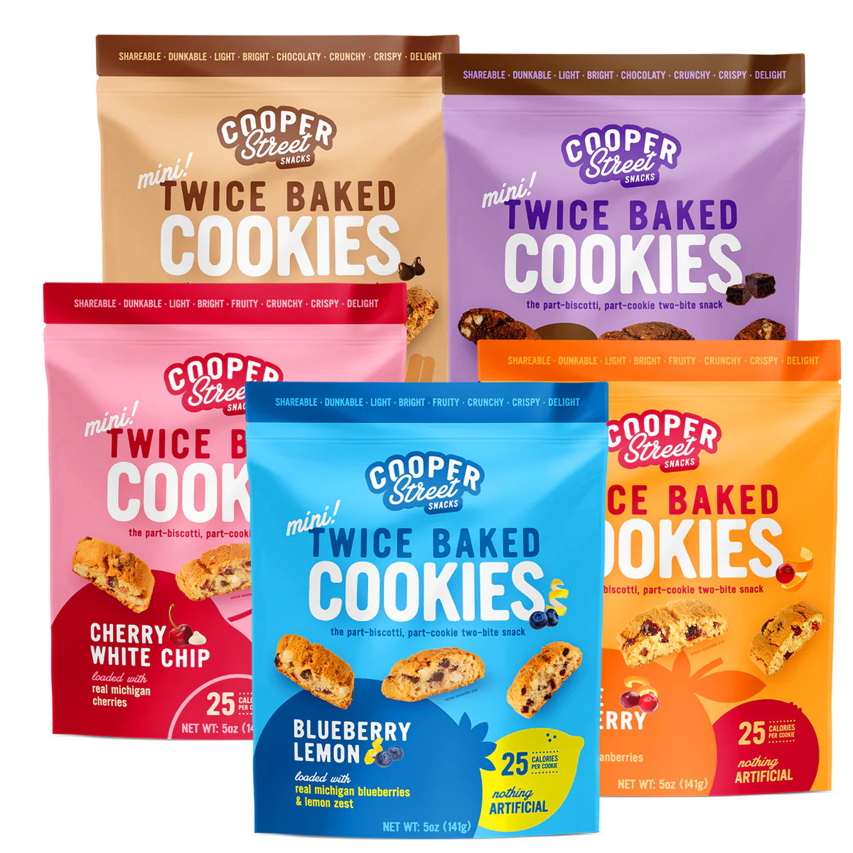 Twice Baked Cookies Variety Value Pack - Cooper Street | Cooper Street Snacks