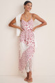 Alice Floral Asymmetrical Maxi Dress | Francesca's