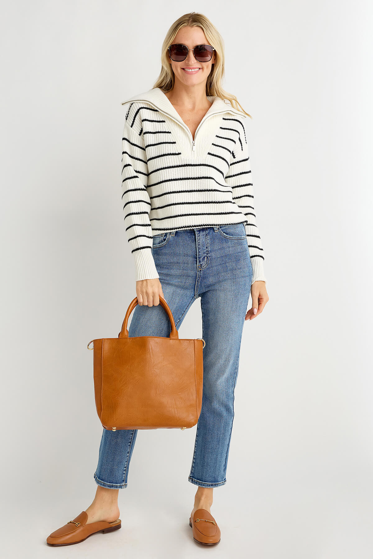 Z Supply Villa Half Zip Sweater | Social Threads