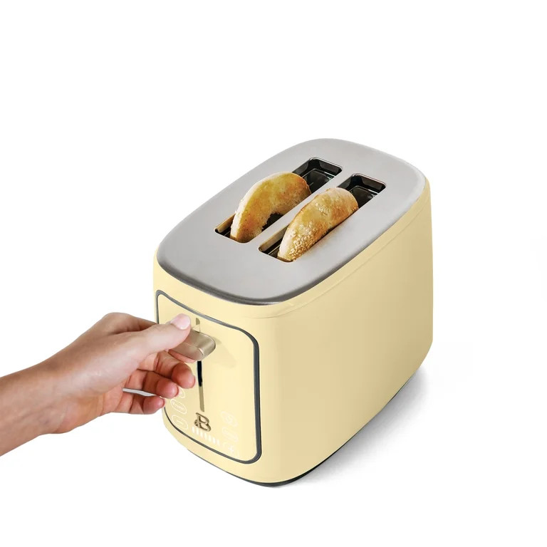 Beautiful 2 Slice Toaster with Touch-Activated Display, Buttercream by Drew Barrymore | Walmart (US)