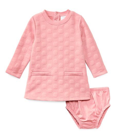 Pink Long-Sleeve Dress - Toddler | Zulily