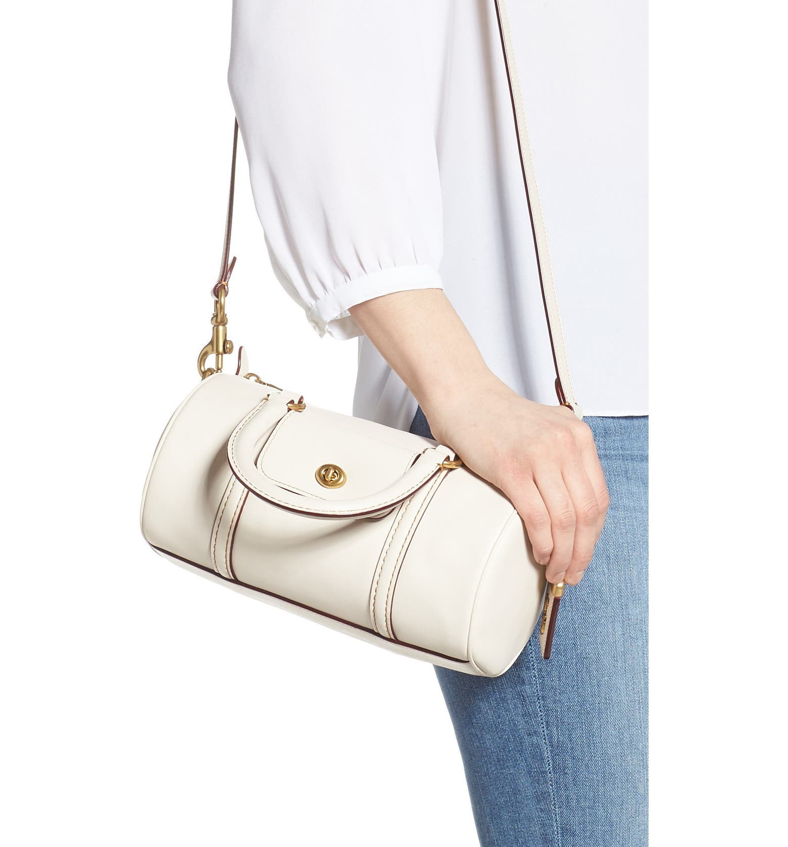 Leather Barrel Bag | Nordstrom