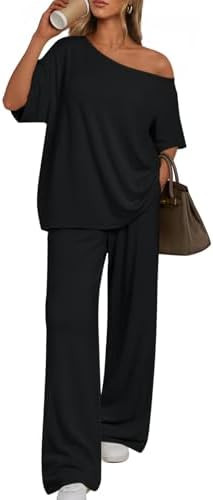 Trendy Queen Womens 2 Piece Lounge Sets Matching Comfy Outfits Clothing | Amazon (US)