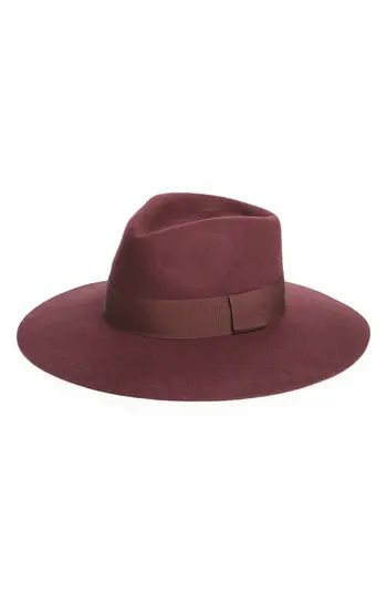 Women's Bp. Wool Panama Hat - Burgundy | Nordstrom