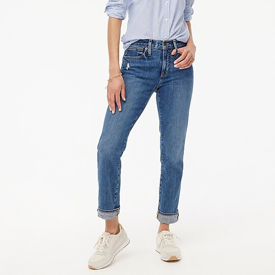 Petite slim boyfriend jean in all-day stretch | J.Crew Factory