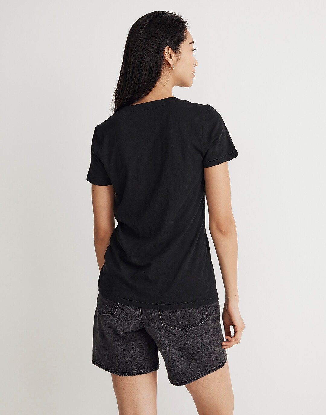 Whisper Cotton V-Neck Tee | Madewell