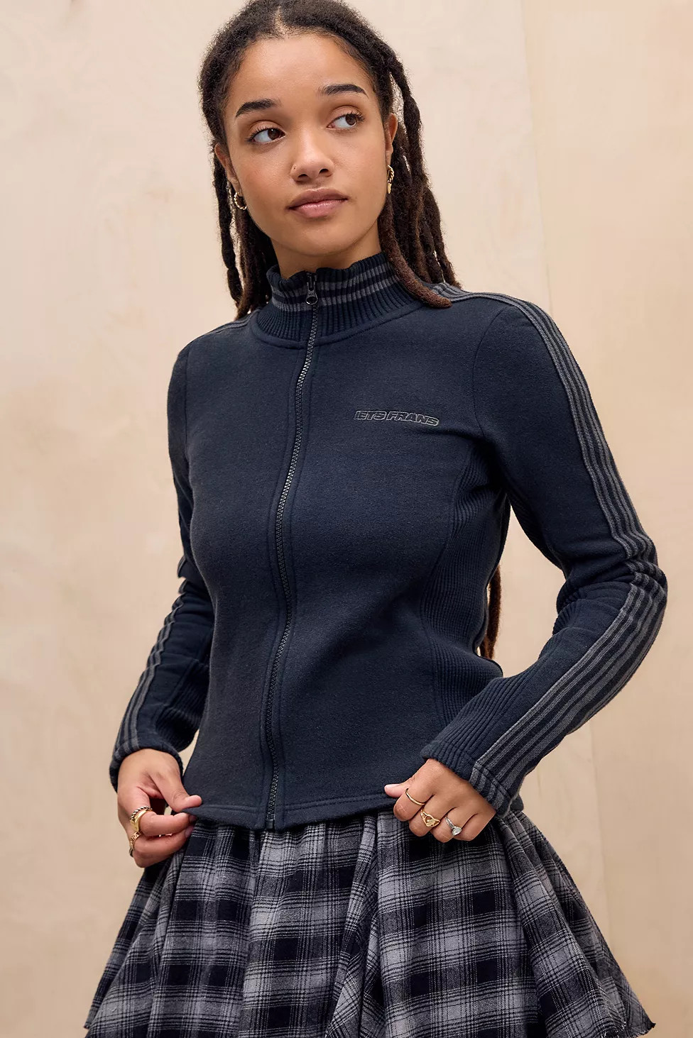 iets frans... Trip Stripe Track Top | Urban Outfitters UK