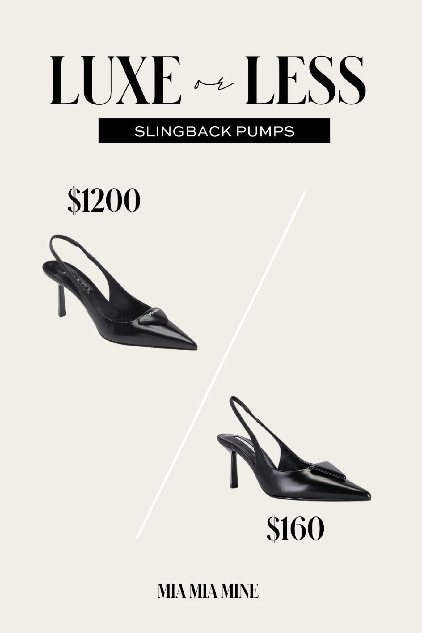 Save or splurge slingback pumps 
Prada pumps 
Tony Bianco pumps 

#LTKshoecrush #LTKstyletip #LTKworkwear
