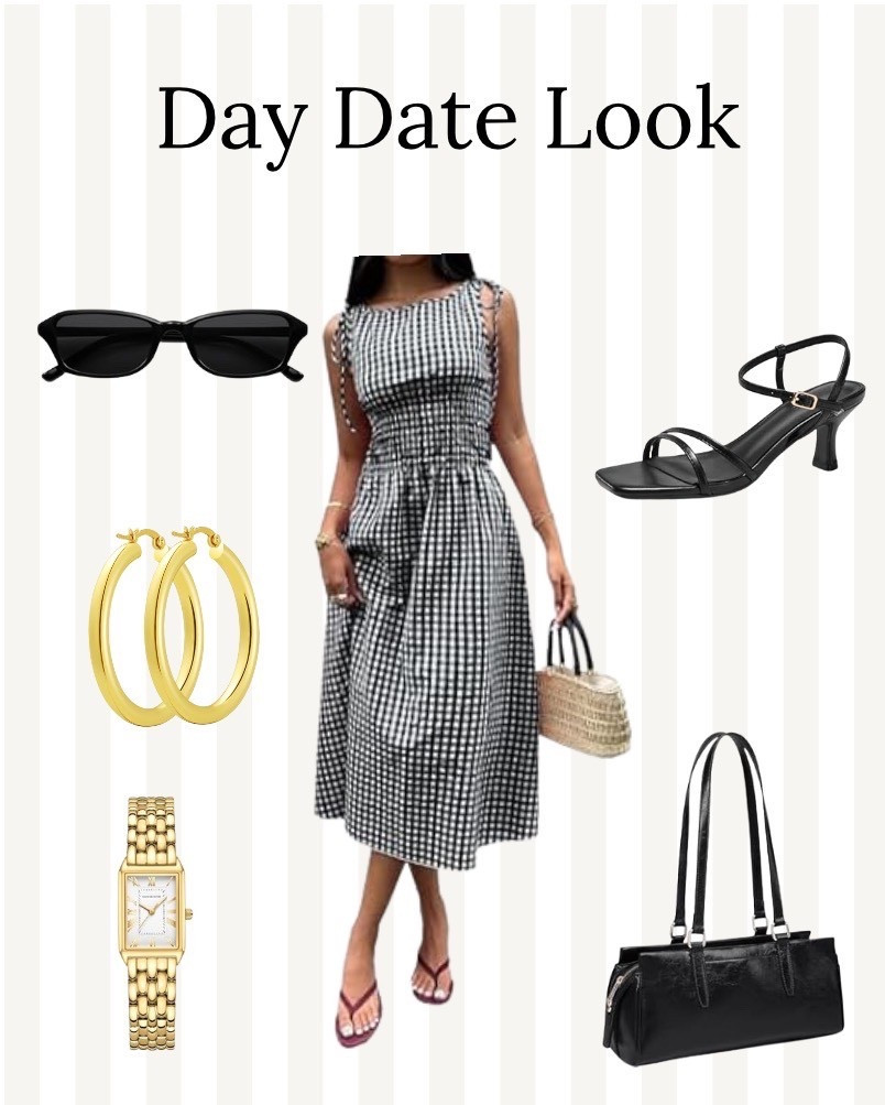 What to wear in your 40s? This cute spring checkered dress is perfect for a day date look! 

#LTKootd #LTKMidsize #LTKspring