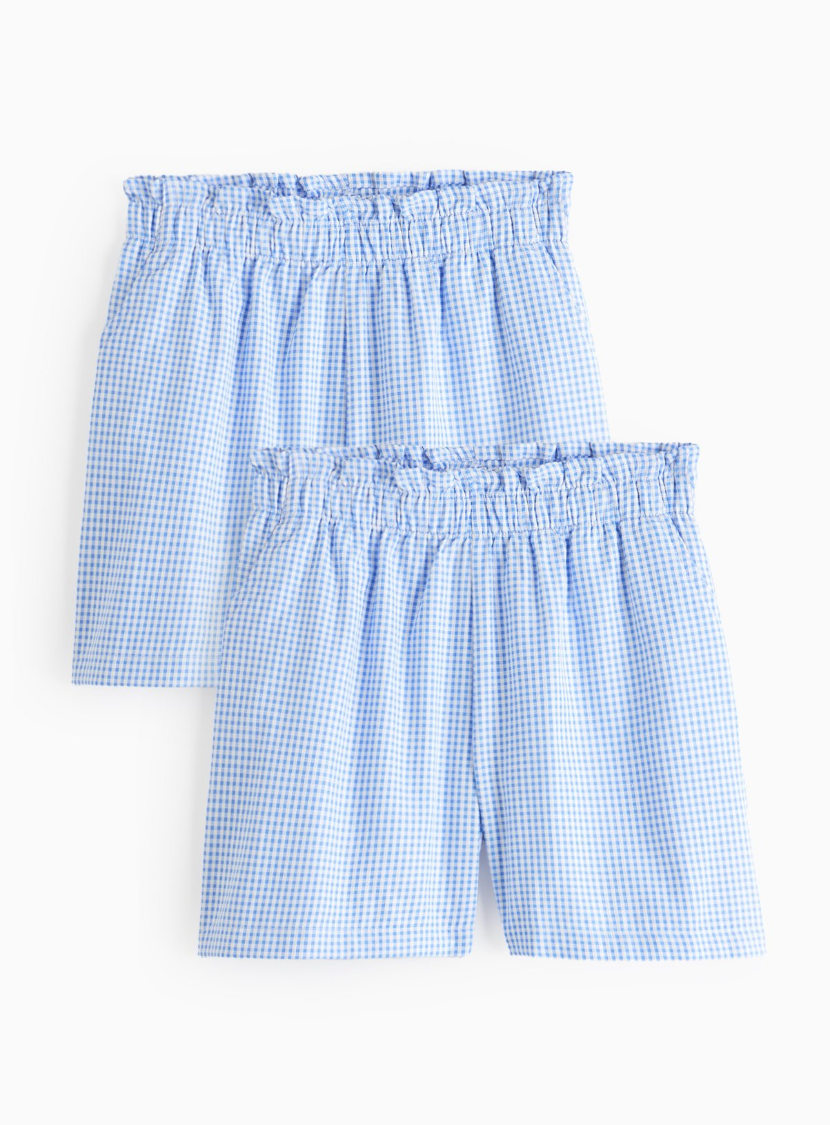 2 Pack Blue Gingham Shorts 5 years | argos.co.uk