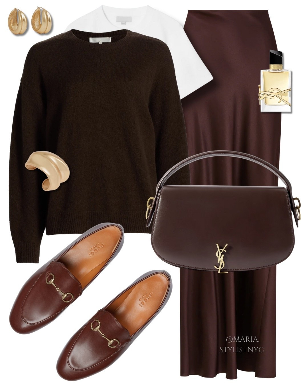 Espresso brown outfit 🤎✨ Brown sweater, skirt, bag & loafers 🍂
Check out similar items in the same style you may like

#LTKStyleTip #LTKHoliday #LTKShoeCrush