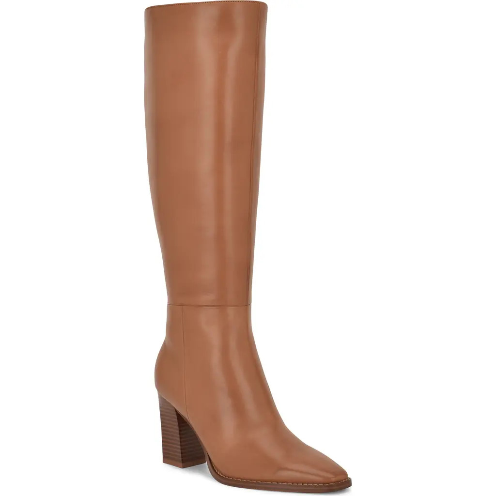 Nine West Zazz Knee High Boot in Natural at Nordstrom, Size 11 | Nordstrom