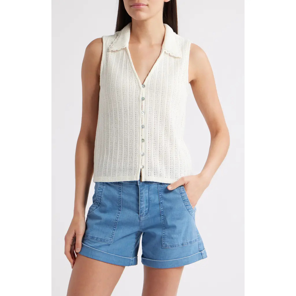 Madewell Knit V-Neck Sweater Vest in Vintage Ivory at Nordstrom Rack, Size X-Large | Nordstrom Rack