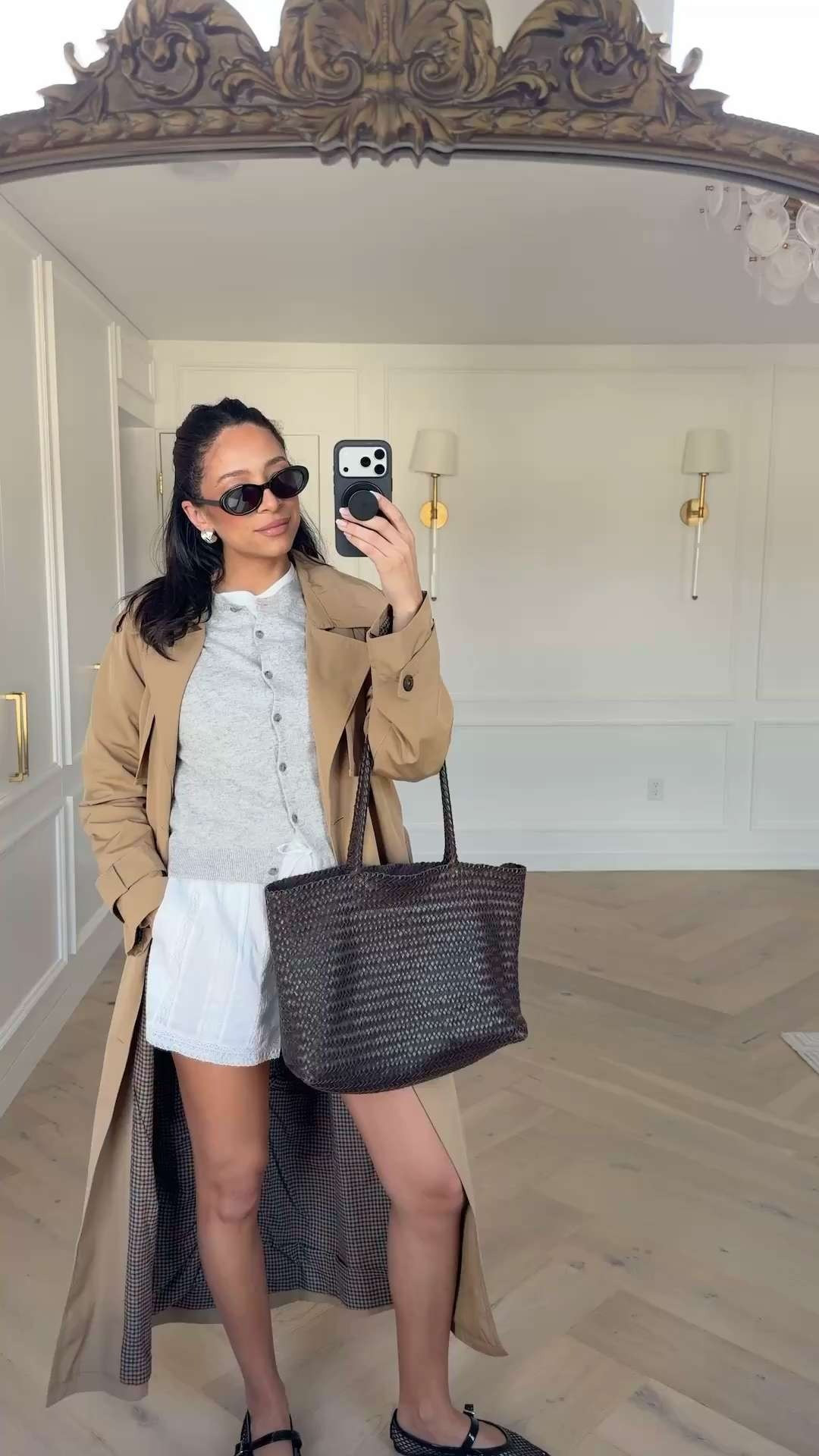  Spring outfit!! 25% OFF Abercrombie with code AFLTK. Wearing a Medium Tall trench coat, Small cardigan, Small t-shirt, Medium shorts (slightly big), shoes fit TTS

Spring outfit idea, spring transition outfit, casual chic outfit, spring jacket, coffee date outfit, mom outfit, casual outfit, school drop off, errands outfit 

 

#LTKootd #LTKmomlife #LTKSpringSale