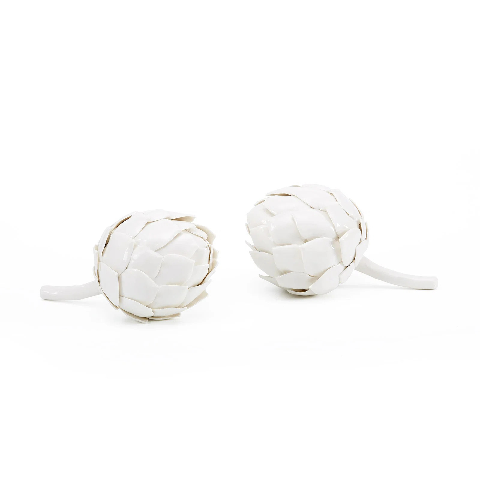 Villa & House (originally Bungalow 5)2 Piece Artichoke Porcelain Sculpture Set (Set of 2) | Perigold