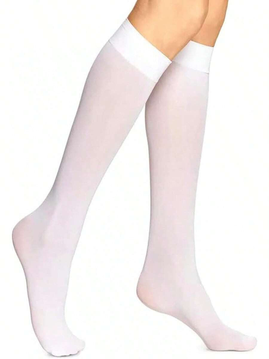 Women Sheer Knee High Stockings 20 Denier | SHEIN