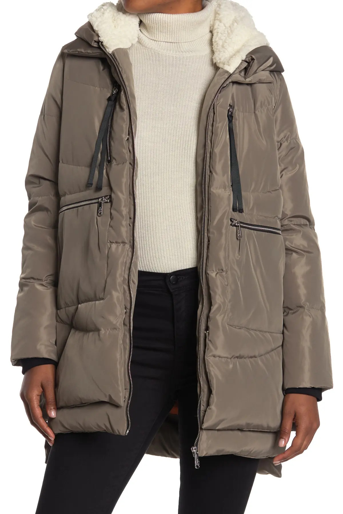Sam Edelman | Faux Fur Hooded Full Zip Parka | Nordstrom Rack | Nordstrom Rack