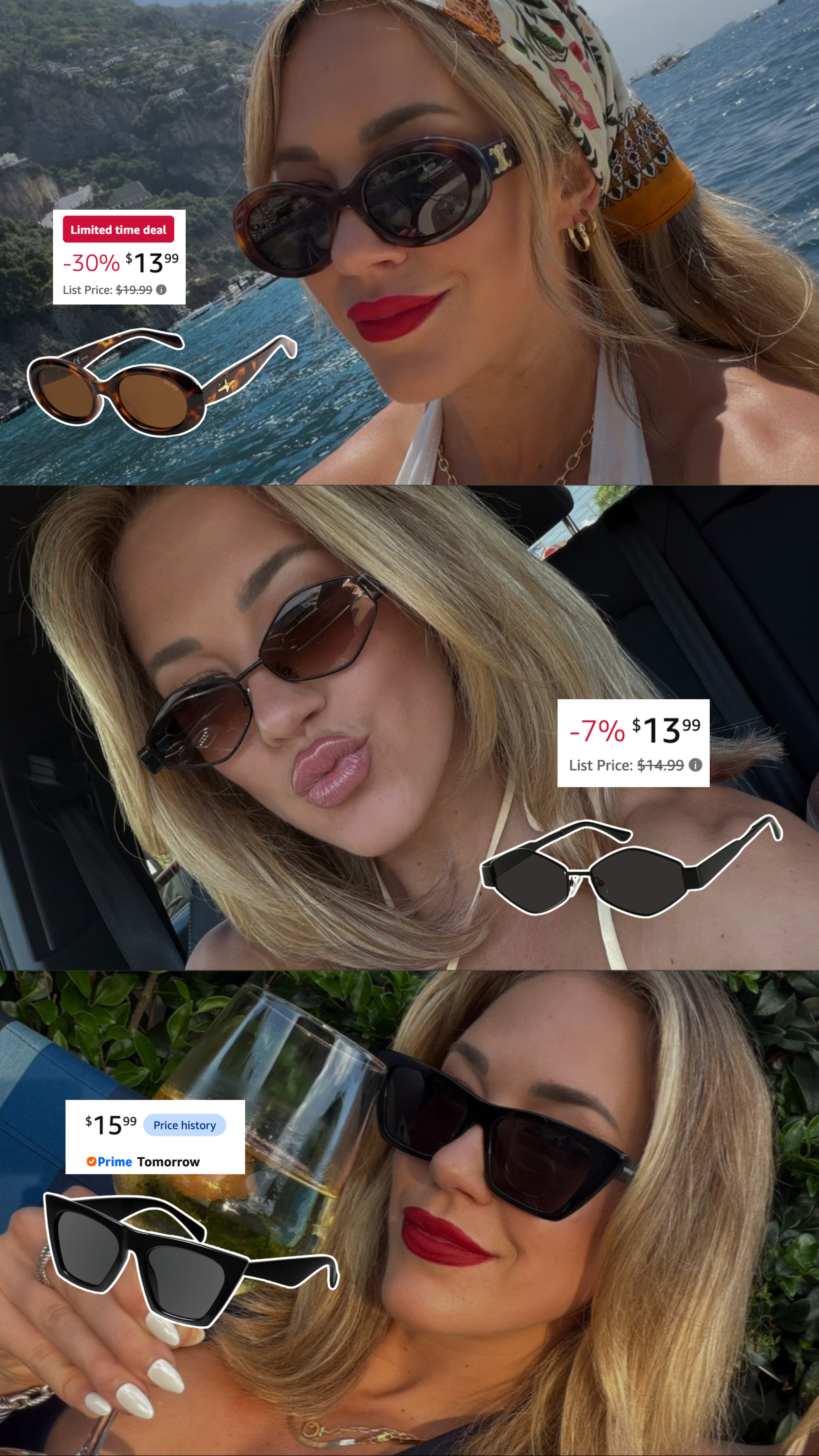 My favorite designer look for less sunglasses on Amazon! 

 #LTKootd #LTKU #LTKSaleAlert
