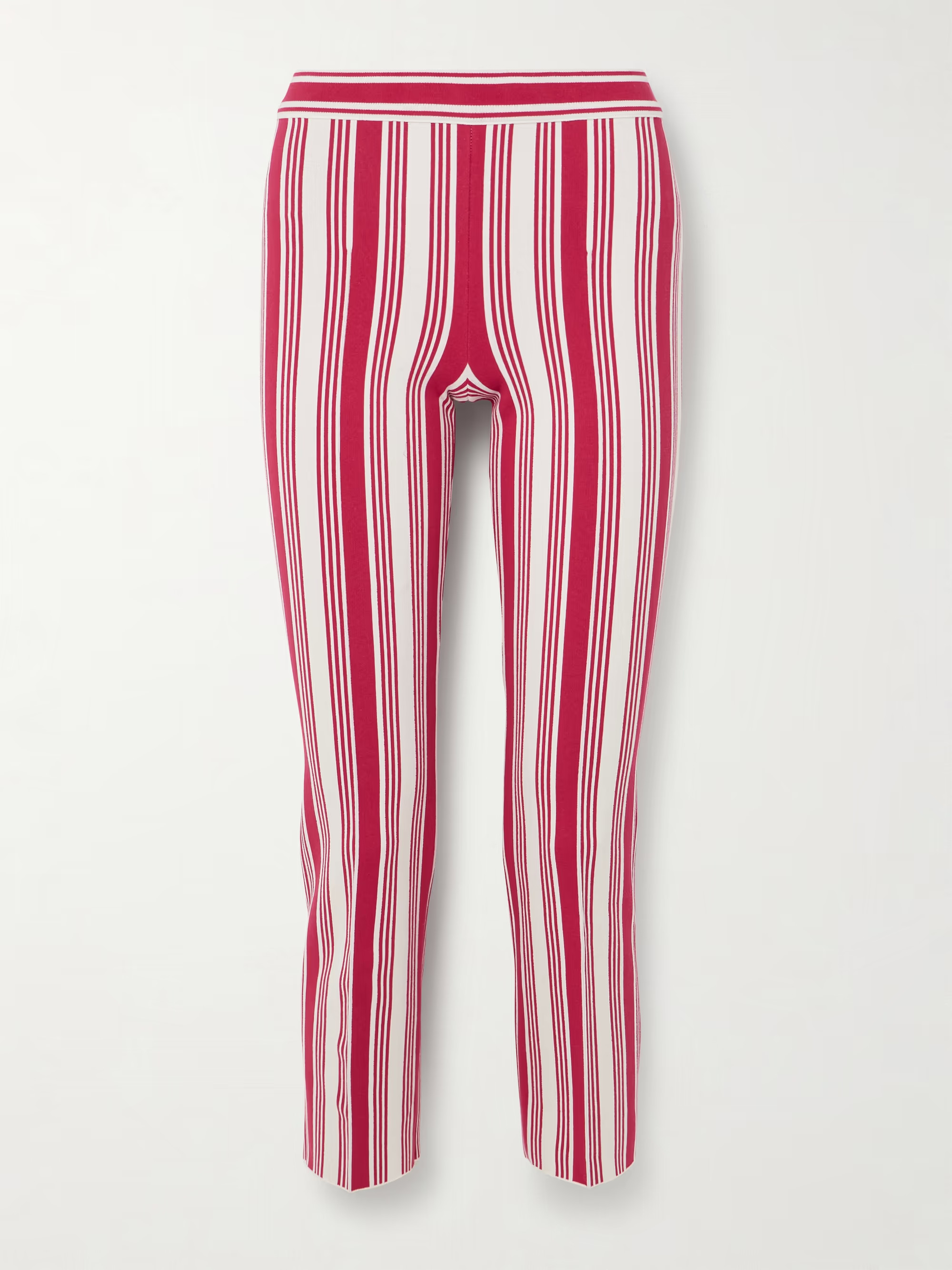 Louis cropped striped cotton-blend straight-leg pants | NET-A-PORTER (UK & EU)