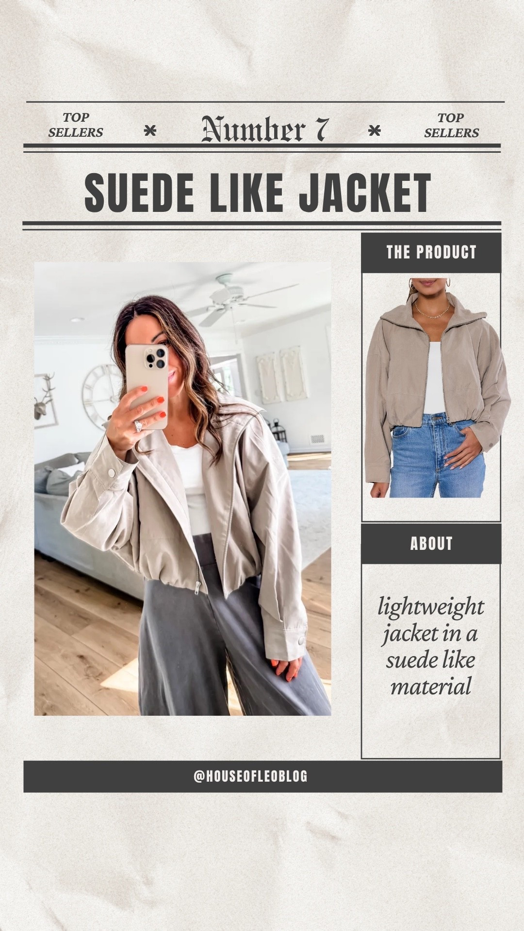 Small fall jacket. Suede jacket.

#LTKOver40