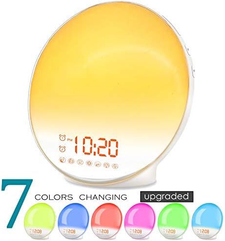 Wake Up Light Sunrise Alarm Clock for Kids, Heavy Sleepers, Bedroom, with Sunrise Simulation, Sleep  | Amazon (US)