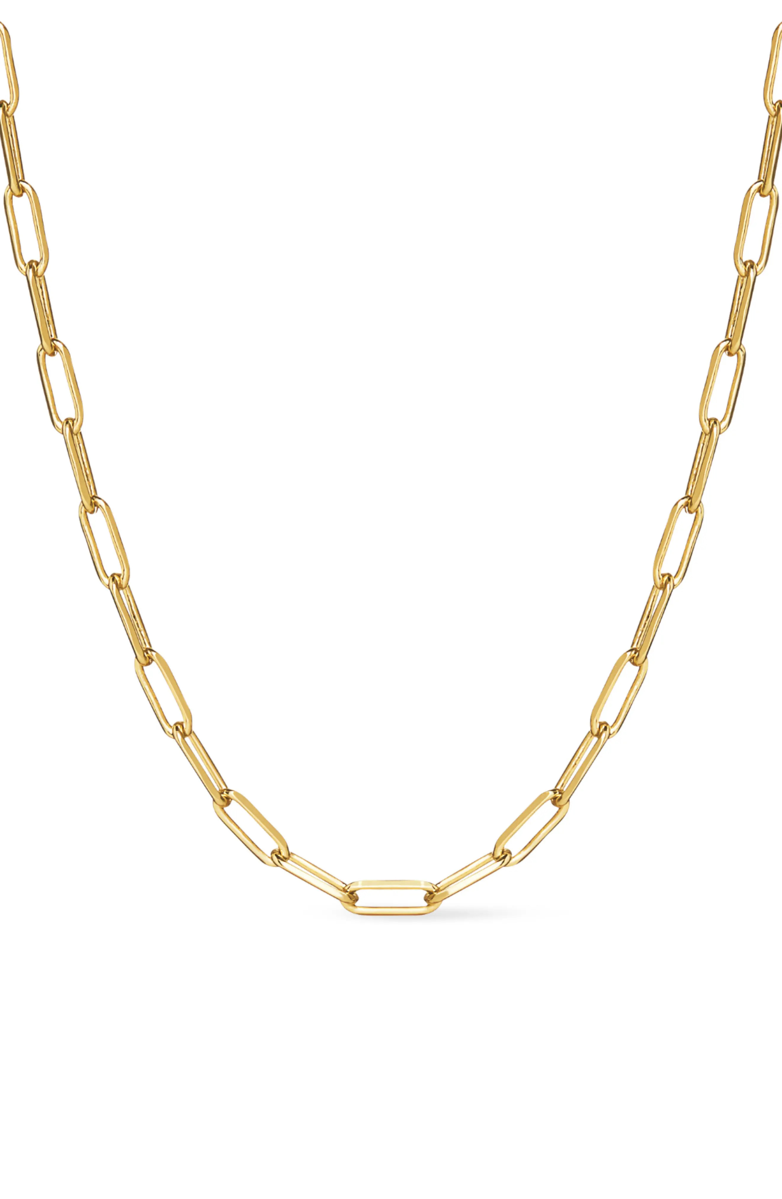 Ana Luisa Link Chain Necklace - Laura Bold in Gold at Nordstrom | Nordstrom