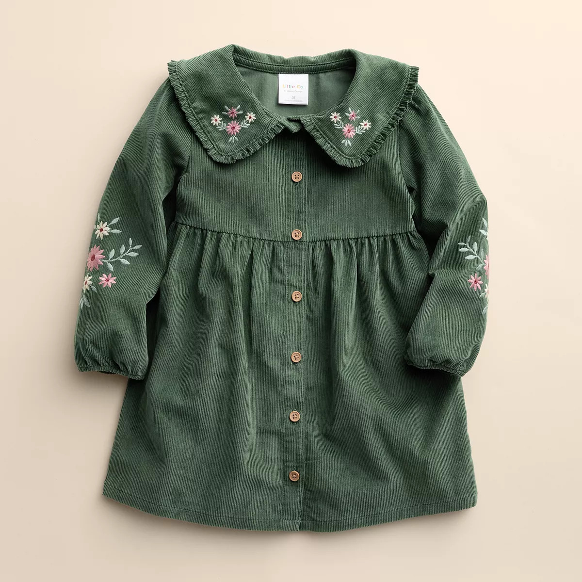 Baby & Toddler Girl Little Co. by Lauren Conrad Ruffle Collar Dress | Kohl's