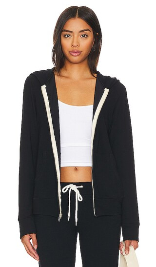 Zip Up Hoody in Blue Black | Revolve Clothing (Global)