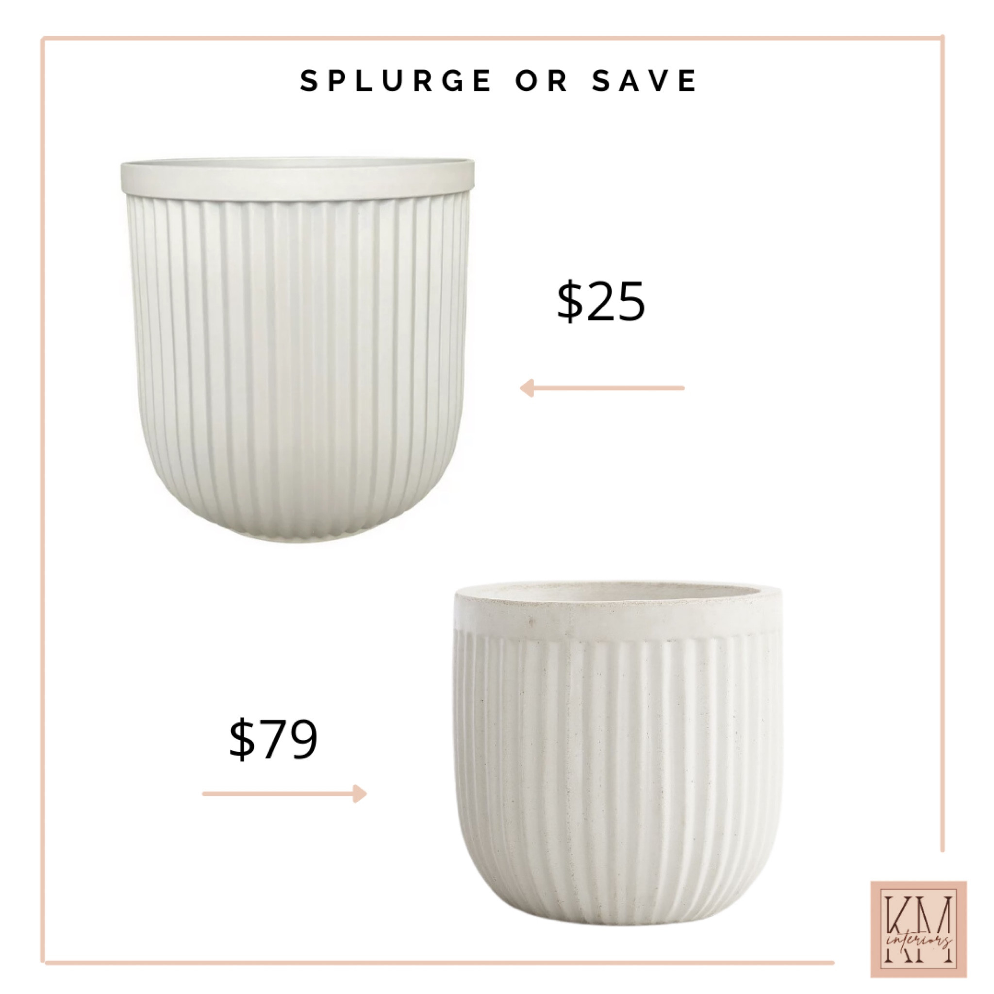 Splurge or save planters pot. Pottery barn pot

#LTKFind #LTKsalealert #LTKSeasonal