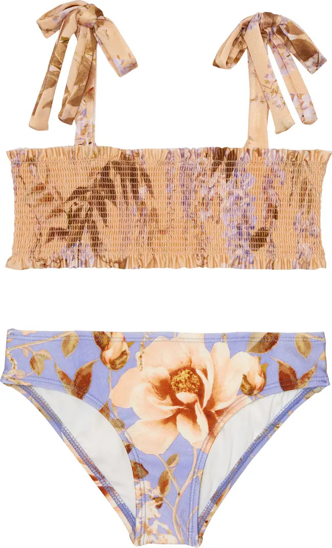 Kids' Rosa Smocked Two-Piece Swimsuit | Nordstrom