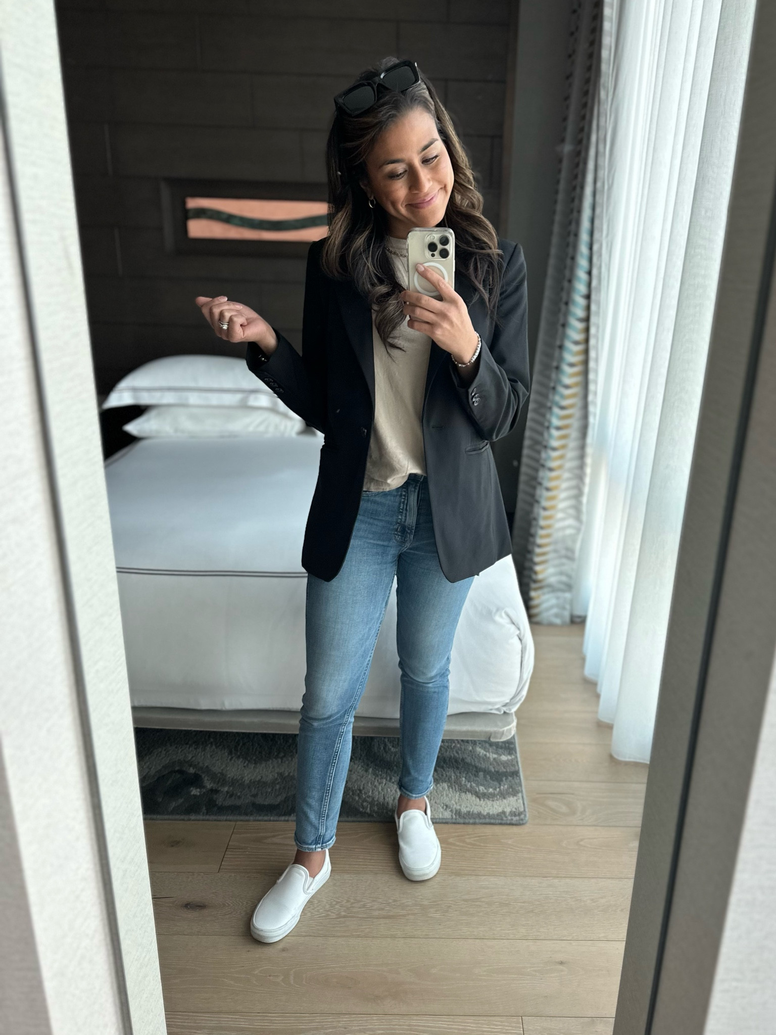 Work travel outfit that transitions to dinner outfit! 

#LTKStyleTip #LTKTravel #LTKSeasonal