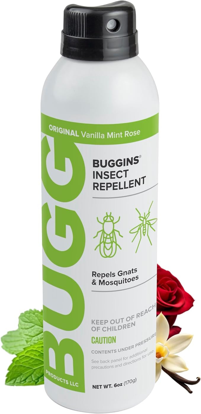BUGGINS Original Aerosol Insect Repellent - 6 oz Can | Repels Gnats, Mosquitoes & No-See-Ums, DEE... | Amazon (US)