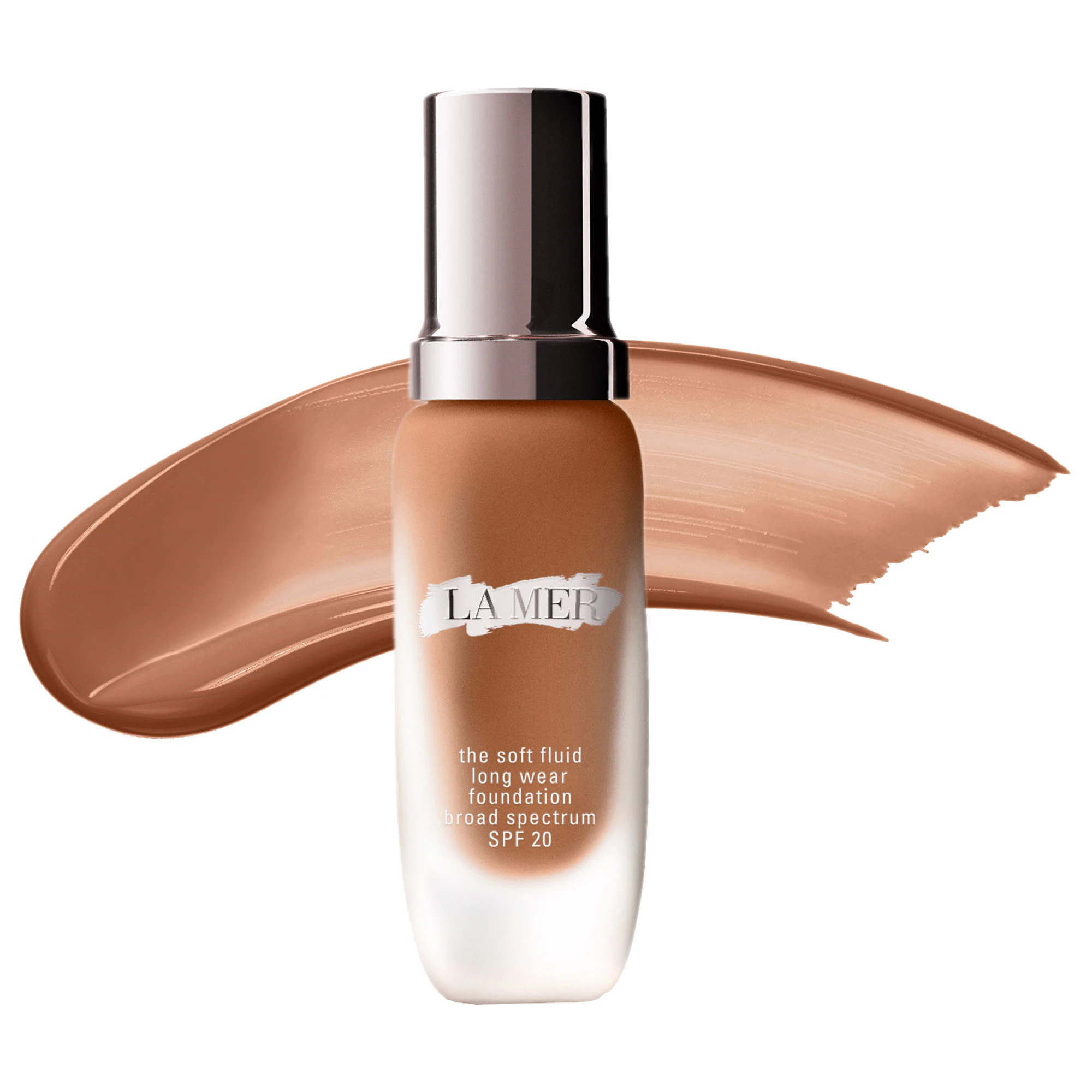 La Mer The Soft Fluid Long Wear Foundation SPF 20 400 Dusk - Deep Skin with Cool Undertone 1 oz/ 30 mL | Sephora (US)