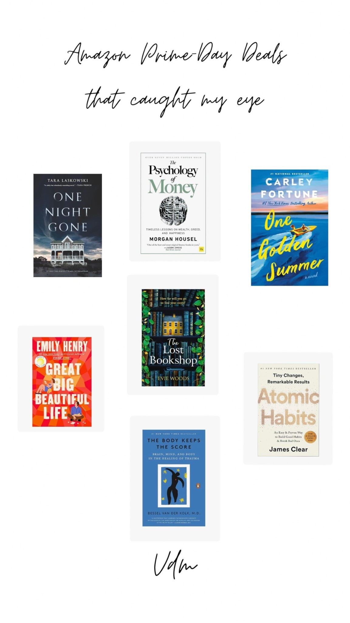 Prime day book recommendations. Hope you enjoy reading them! 

#LTKSaleAlert #LTKU #LTKFindsUnder50