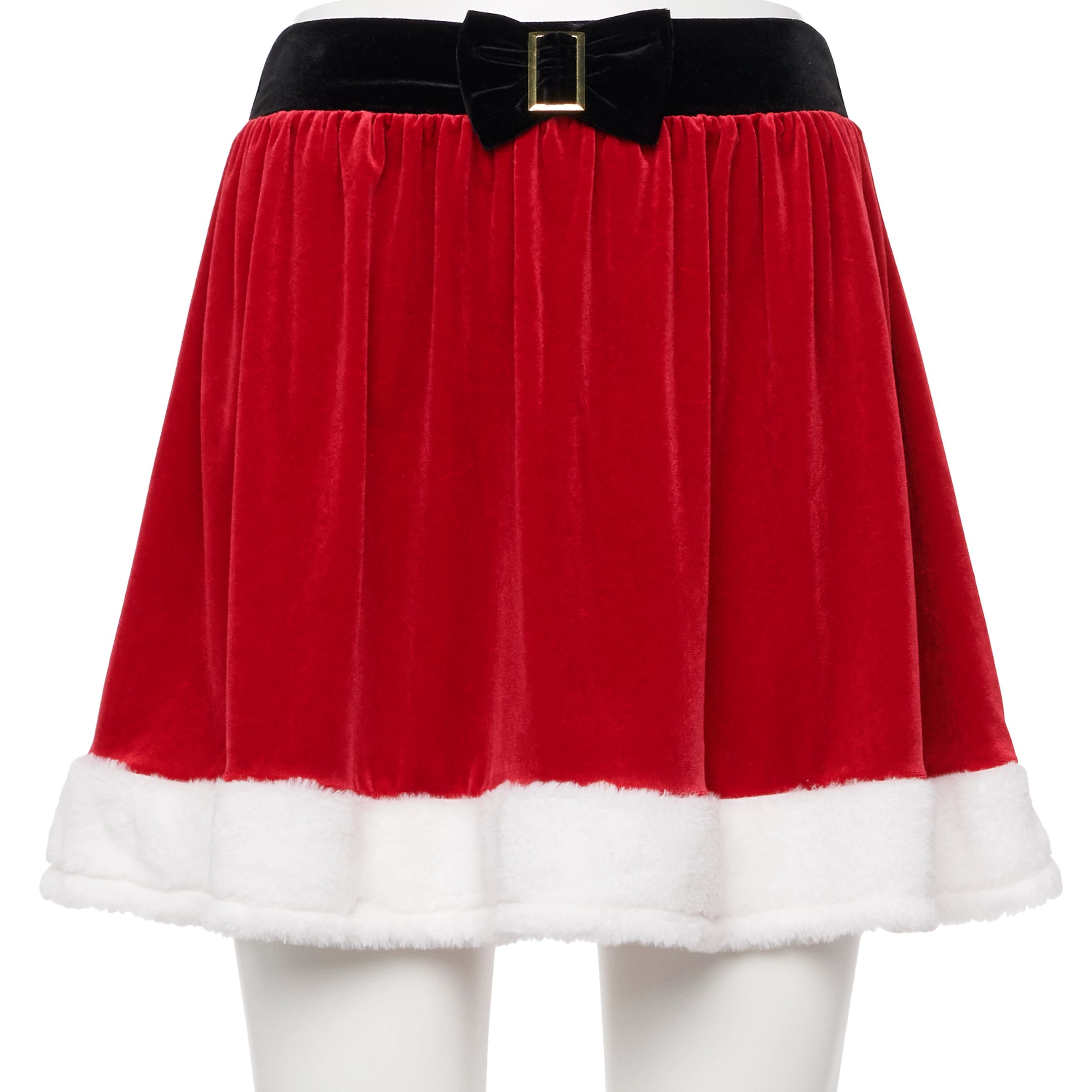 Juniors' Celebrate Together Santa Skirt | Kohl's