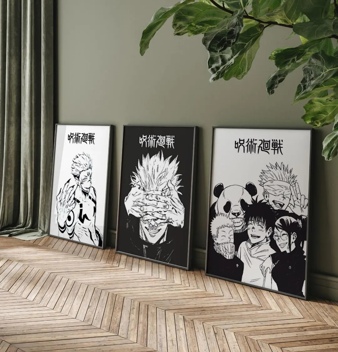 Set of 3 - High-quality Anime Poster - Manga Art, Stunning Wall - Perfect Gift for Anime Lovers -... | Etsy (US)