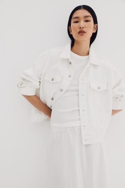 Ribbed Modal-blend T-shirt | H&M (US + CA)