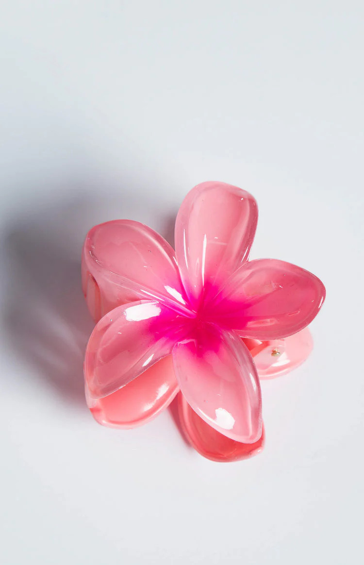 Frangipani Pink Flower Clip | Beginning Boutique (US)