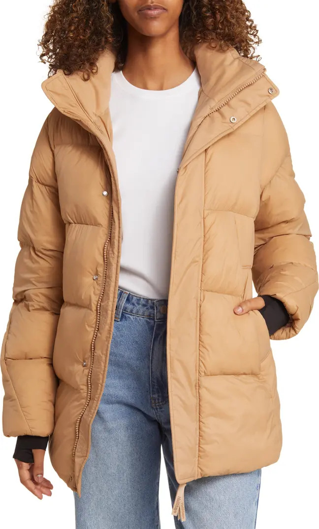 Tabei Recycled Nylon Puffer Parka with Removable Hood | Nordstrom