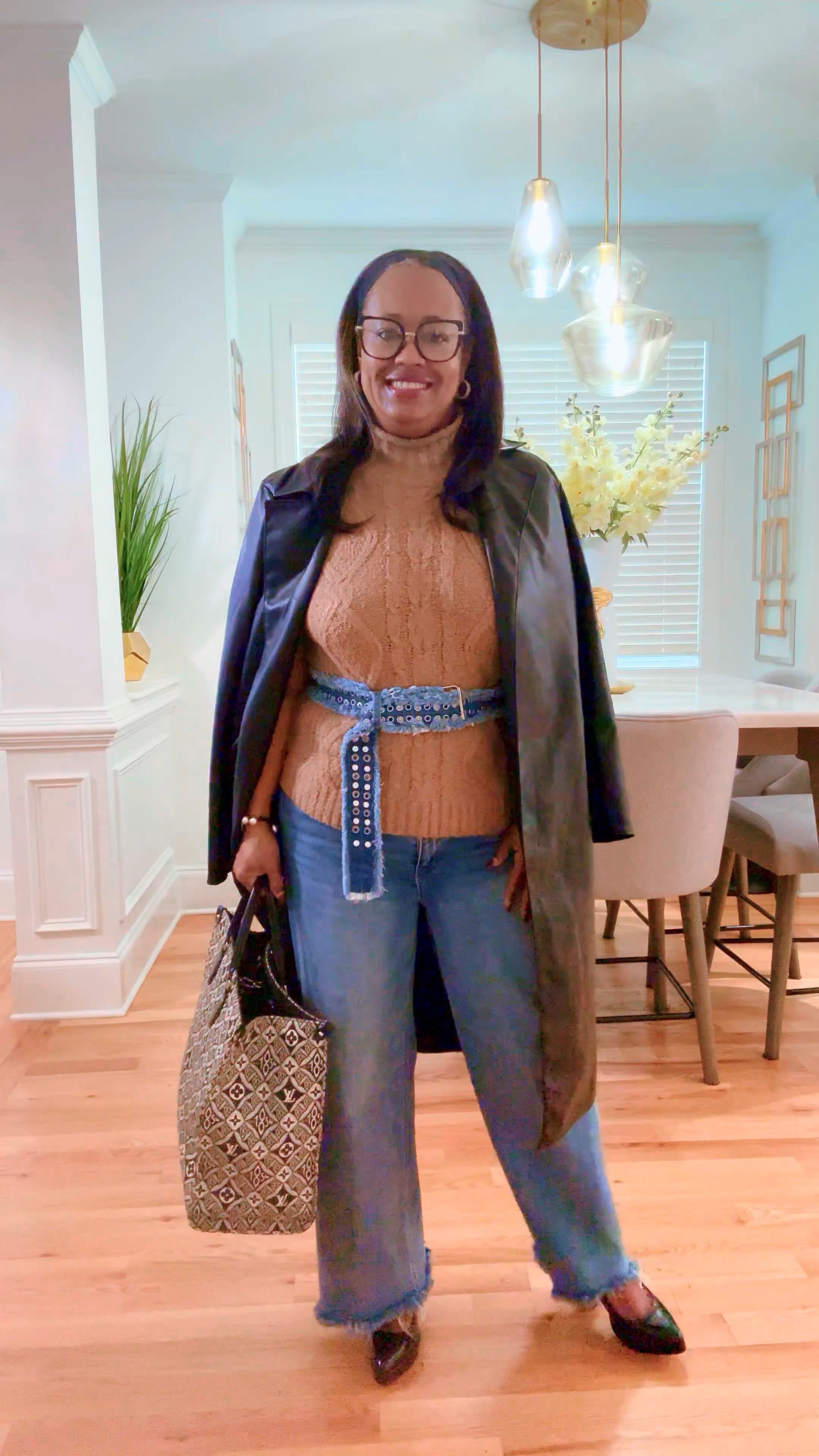Try this edgy work look. It was fun and received a zillion compliments.❤️

🌸For Reference: I’m 5,3 165 pounds hips size 43. I typically wear Medium or Large depending on the brand.

#LTKFindsUnder100 #LTKMidsize #LTKWorkwear